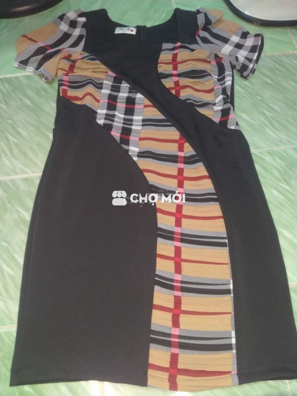 Đầm nữ kẻ sọc vải mềm mại 2XL