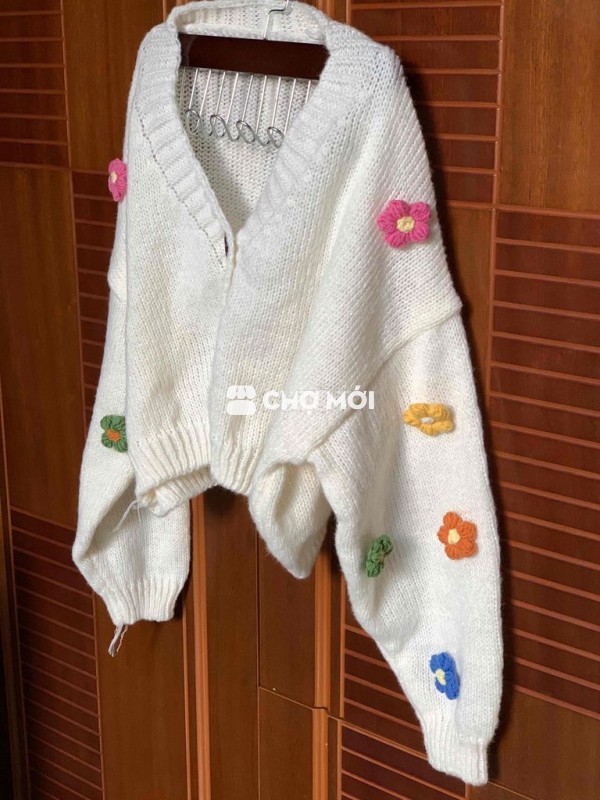Áo len hoa
