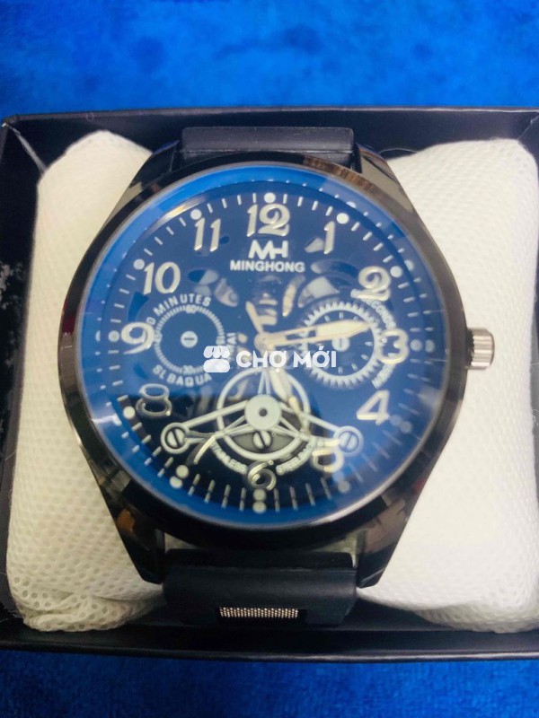 Đồng hồ đeo tay Minghong Nam Đen