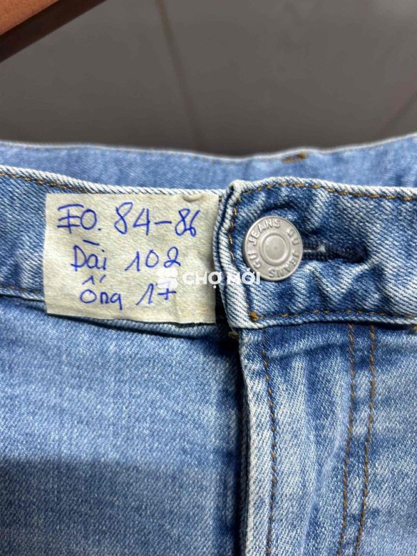 Quần jean nam GU Jean xanh nhạt