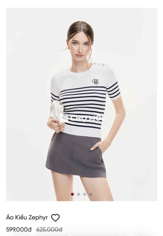 Áo kiểu RECHIC Zephyr Nữ Mới