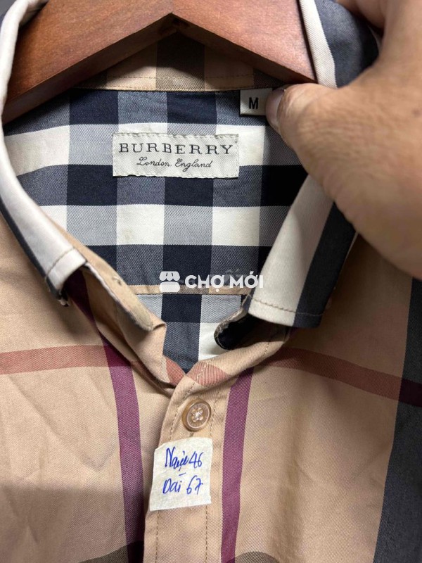Áo sơ mi nam Burberry kẻ sọc M