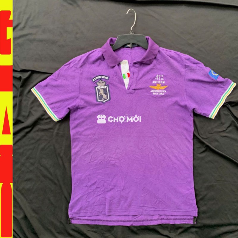 💥Áo thun  Aeronautica - Ý - sz L 60-67kg-FREE SHIP