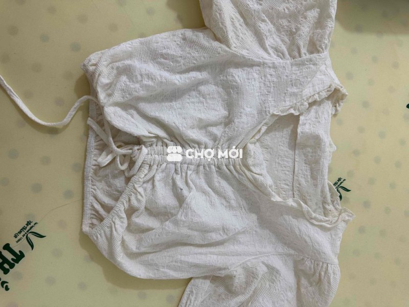 Áo croptop nữ Freesize Trắng