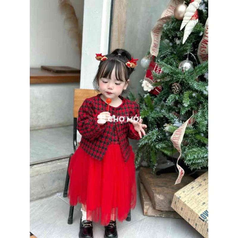 Set dạ bé gái Nữ size 80-120 XẢ KHO NGHỈ BÁN