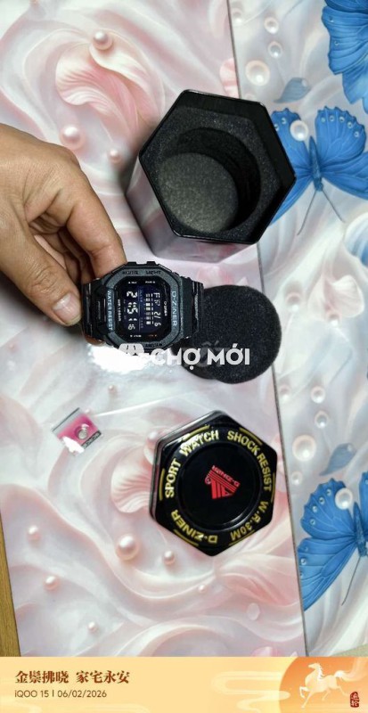 Đồng hồ D-ZINER Nam Thể thao Đen Mới