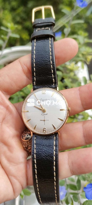 🇨🇭 Đồng hồ Everites Swiss 15 jewels cơ cót tay.