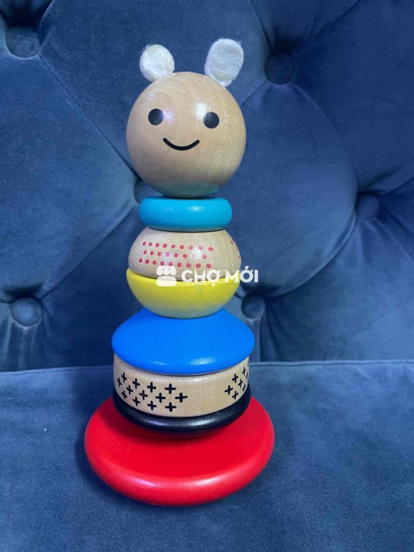 Đồ chơi xếp hình gỗ nhiều màu