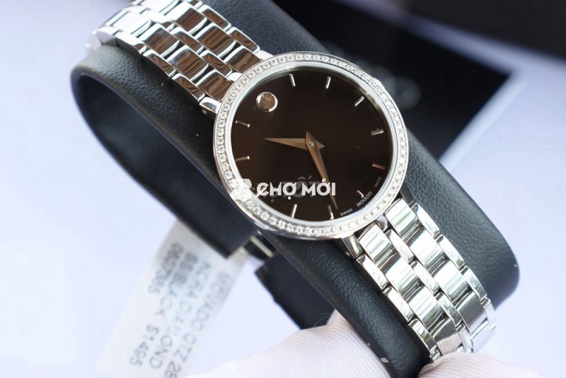 ĐH Nữ Movado đính full Kim Cương Size 28mm Fullbox