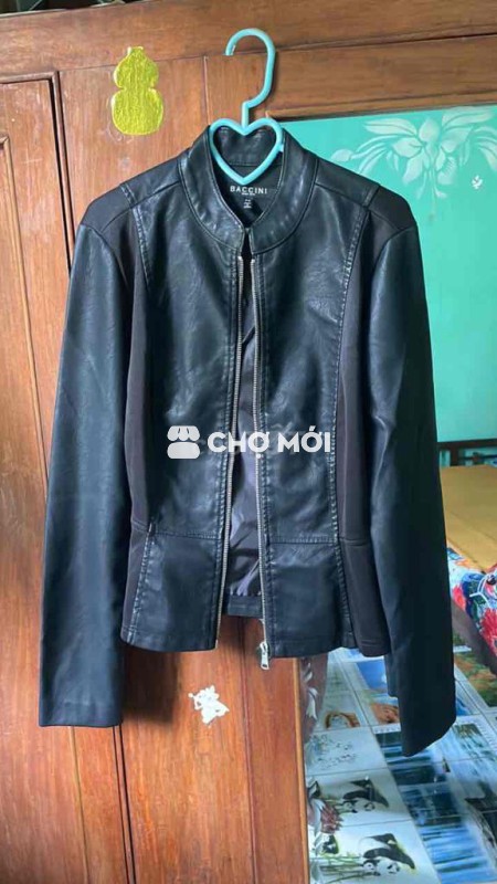 Áo khoác da nữ Baccini da bò size M