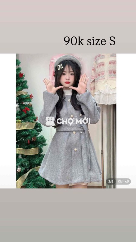 Áo măng tô nữ dạ size S