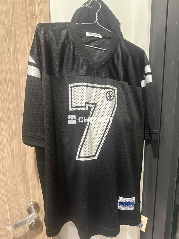 Áo jersey DirtyCoin Nam Đen còn Tag