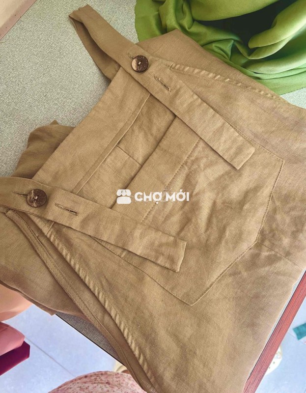 Jumpsuit nữ vải linen