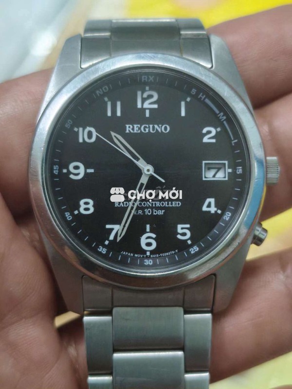 Đồng hồ Nhật năng lượng mặt trời,tanh 36mm, 1 lịch