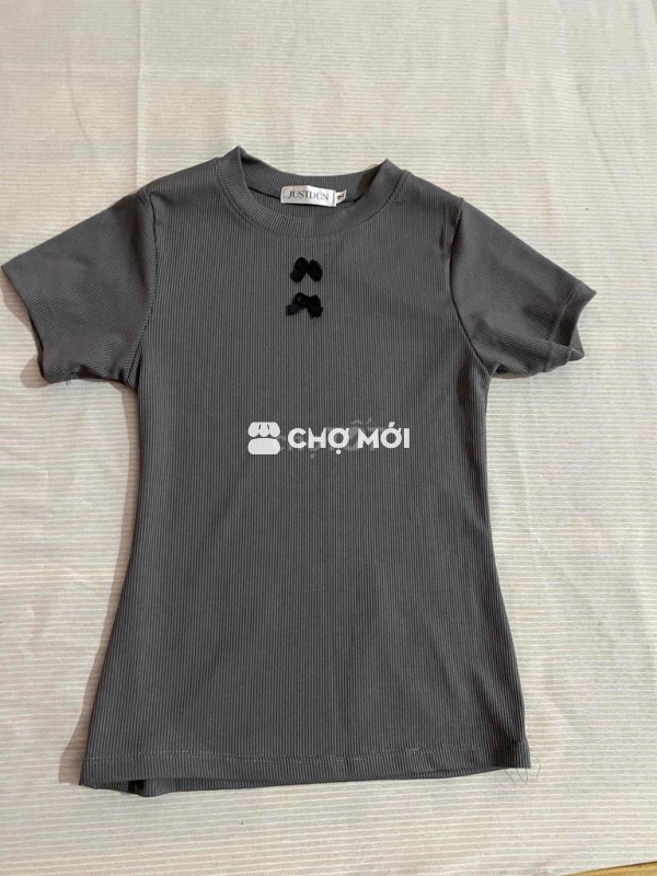 Áo thun Nữ JUSTDUN vải gân