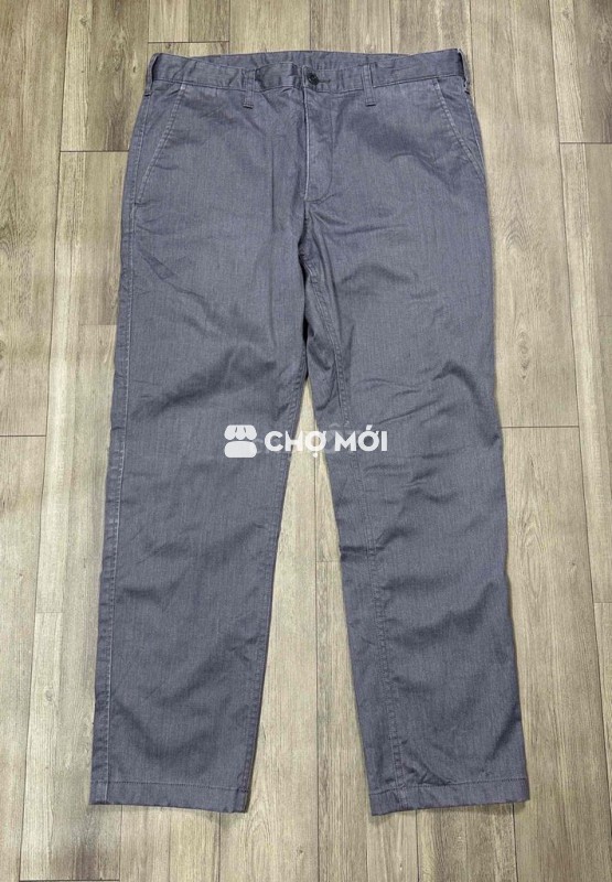 Quần kaki Uniqlo nam co giãn size 34