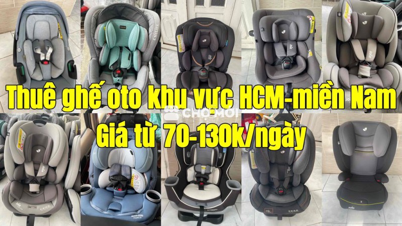 Ghế ngồi ô tô cho bé( cho thuê)