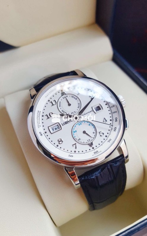 Đồng Hồ Thụy Sỹ Máy Cơ Nam Lịch Sun Moon Cao Cấp