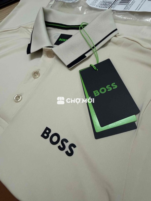 Áo polo Boss chính hãng size S kem mới 99.999%