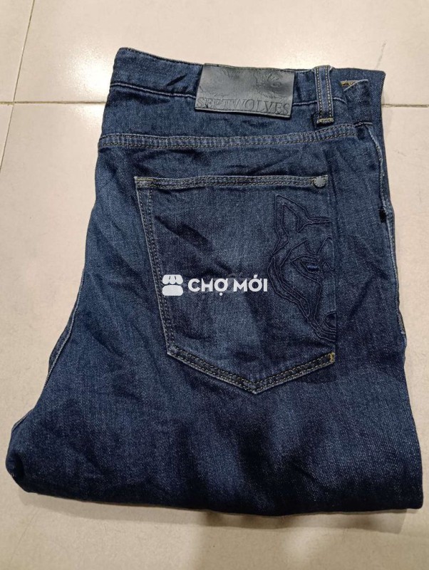 Quần jean nam SEPTWOLVES Cotton size 33 since 1990