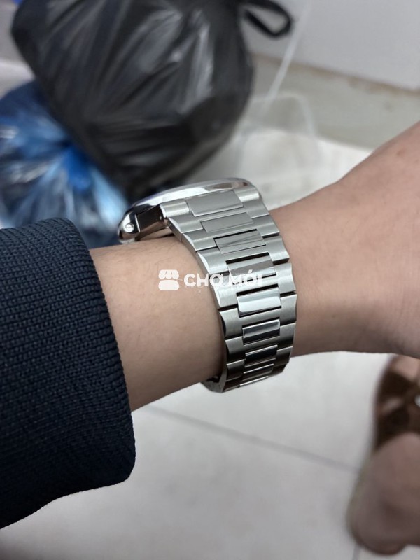 Đồng hồ đeo tay Seiko Nam Kim loại Bạc Mới
