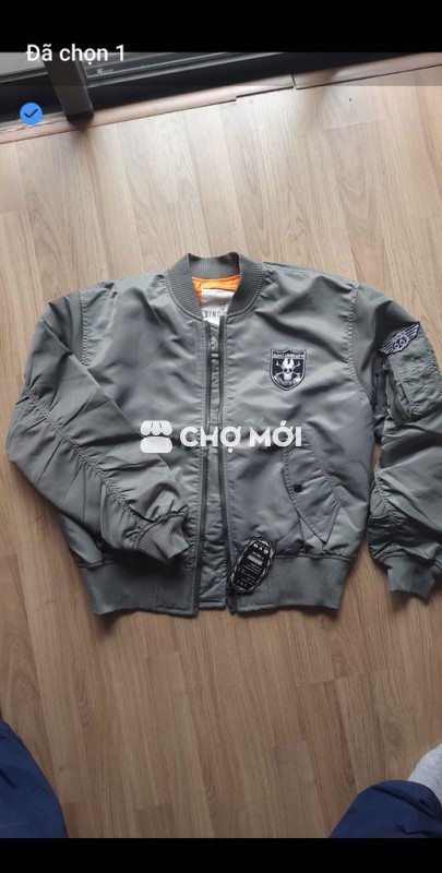 Áo khoác bomber nam vải pilot