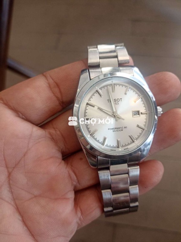 Đồng hồ Tissot Powermatic 80 Nam Bạc