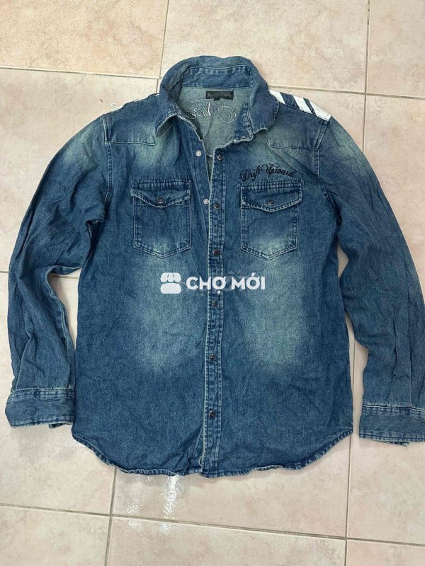 Áo khoác jean nam size M
