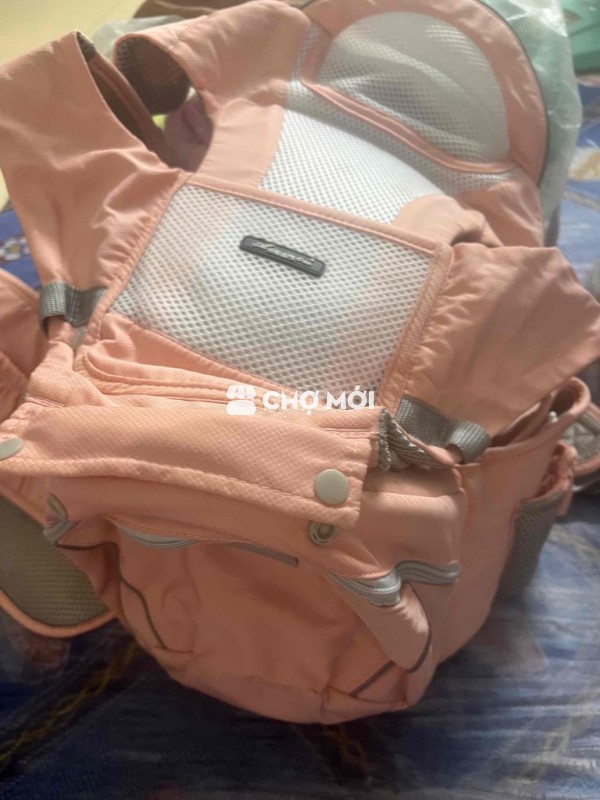 Địu em bé vải lưới Hồng