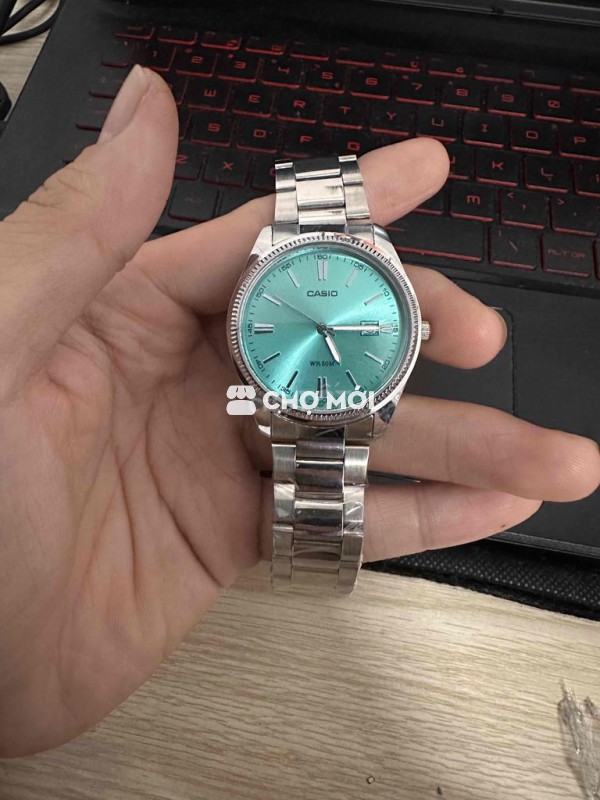 Đồng hồ Casio Nam Bạc Kim loại