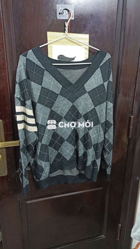 Áo len nam len xám 60-75kg