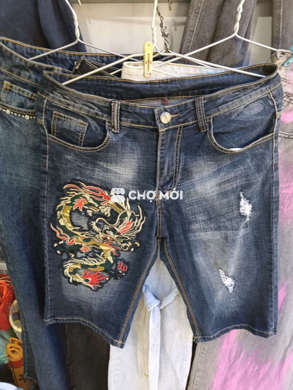 Quần short jean nam size 32