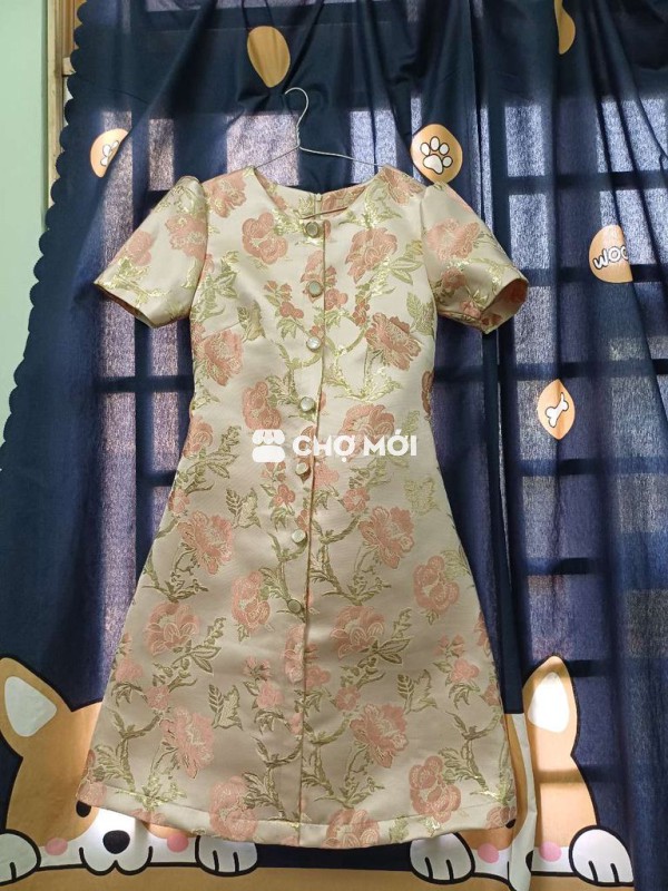 Đầm suông Nữ Vải tapta size S