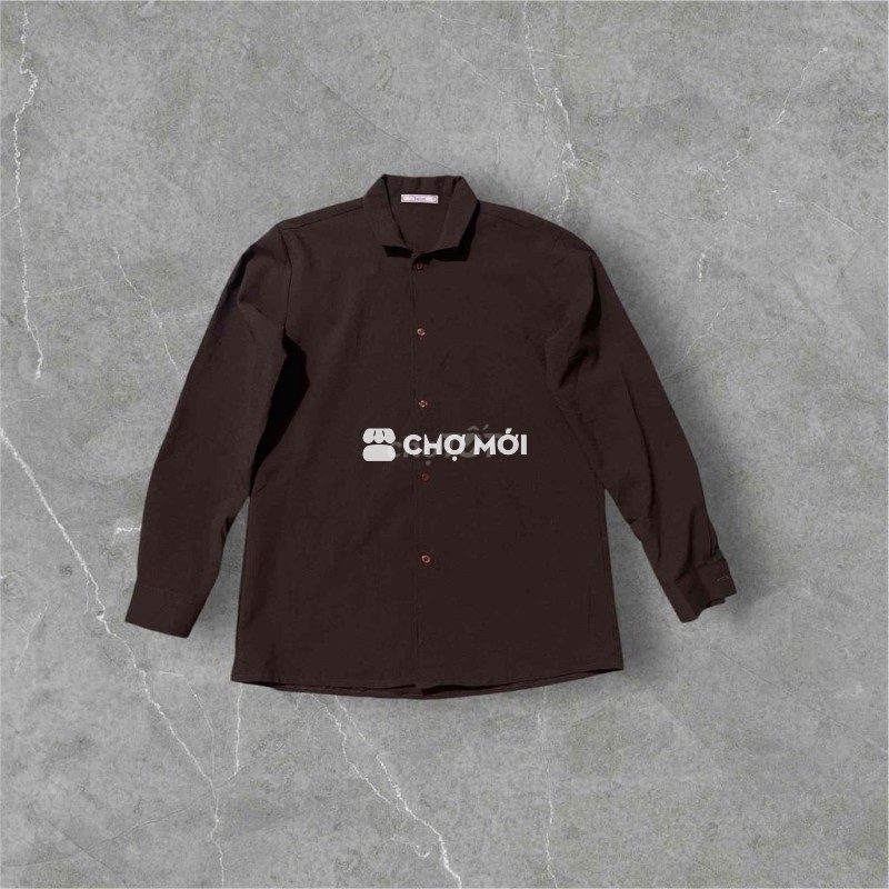 Áo sơ mi nam Vintage Nâu