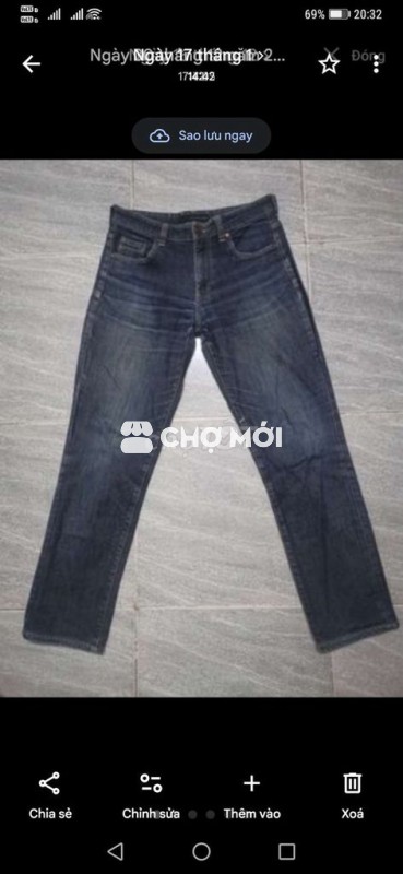 Quần jeans Calvin Klein Original Baggy size 29