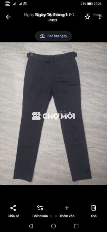 Quần kaki Dickies Canvas Selvedge Vin00s size 29