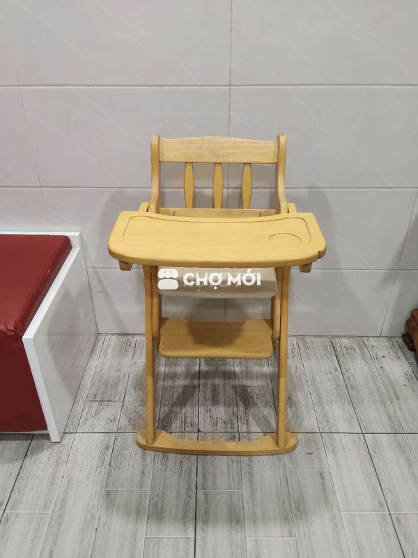 Ghế ăn dặm gỗ trẻ em Như mới