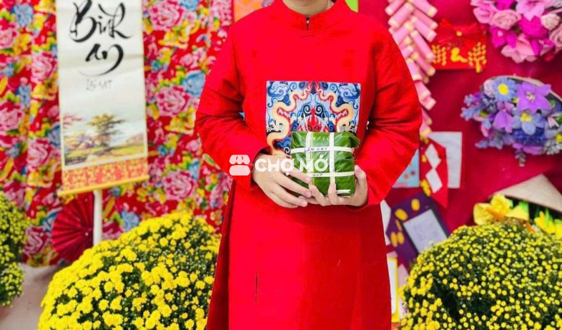 Áo dài Đỏ 40kg Đã qua sử dụng