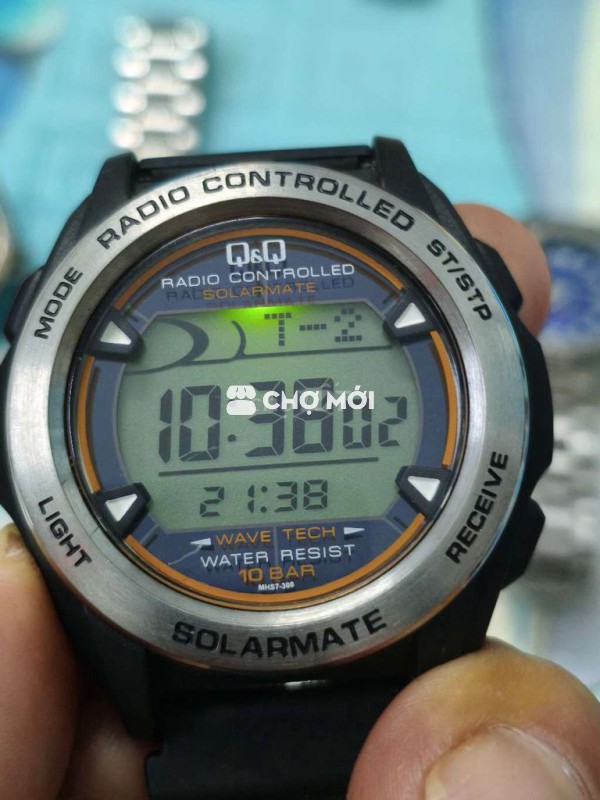 Đồng hồ điện tử Nhật Solar, size 45mm,có đèn, lịch
