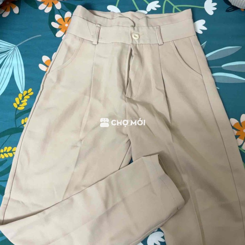 Quần tây nữ ống suông size S