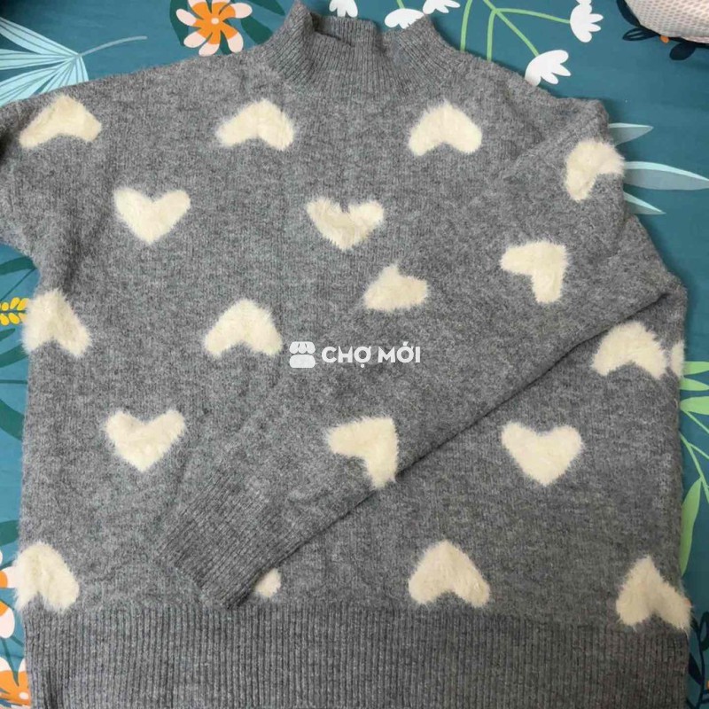 Áo len nữ cổ lọ Freesize