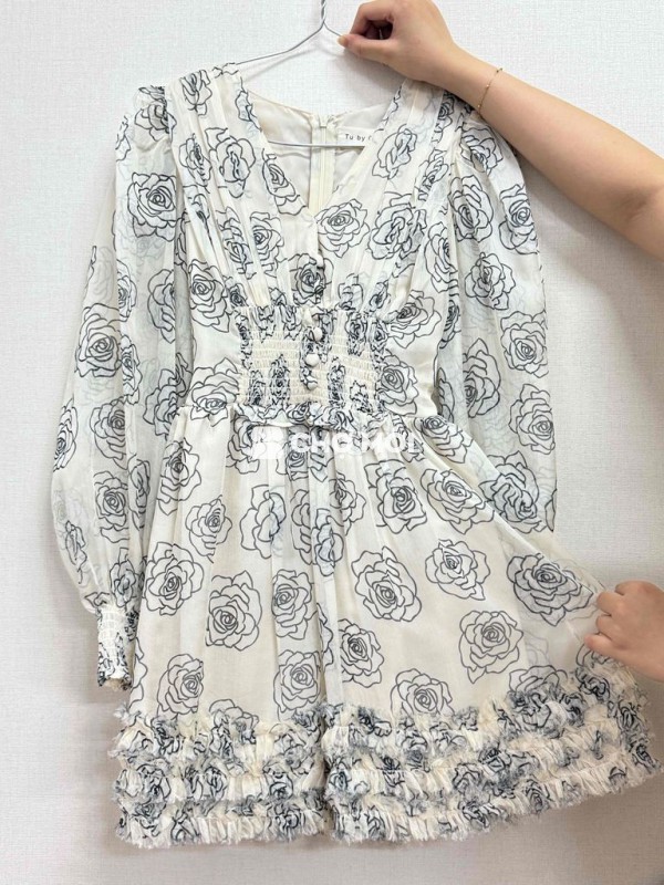 Váy Tu by Catu Nữ size M Trắng