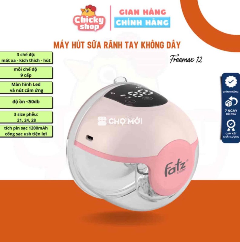 Máy hút sữa Fatzbaby Freemax 12