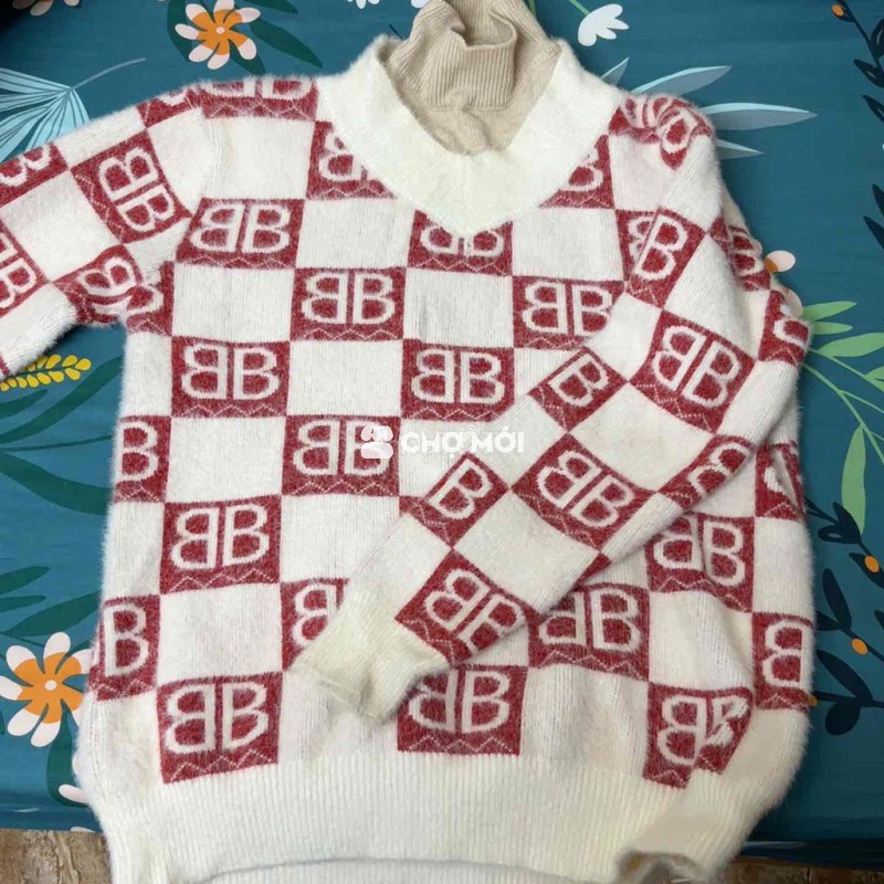 Áo len nữ caro Freesize
