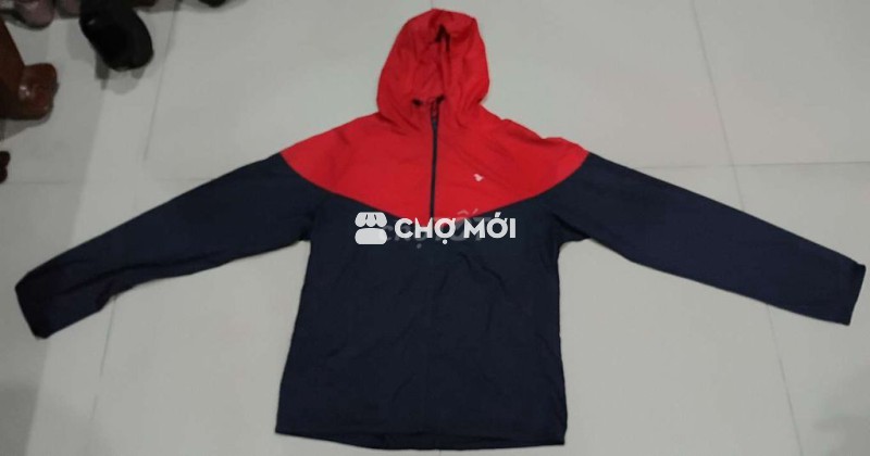 Áo khoác nam Việt Tiến cũ size L màu đỏ đen