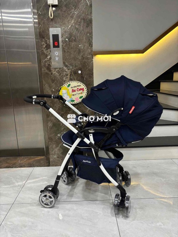 Xe đẩy Aprica Luxuna Bitte Auto4cas navy