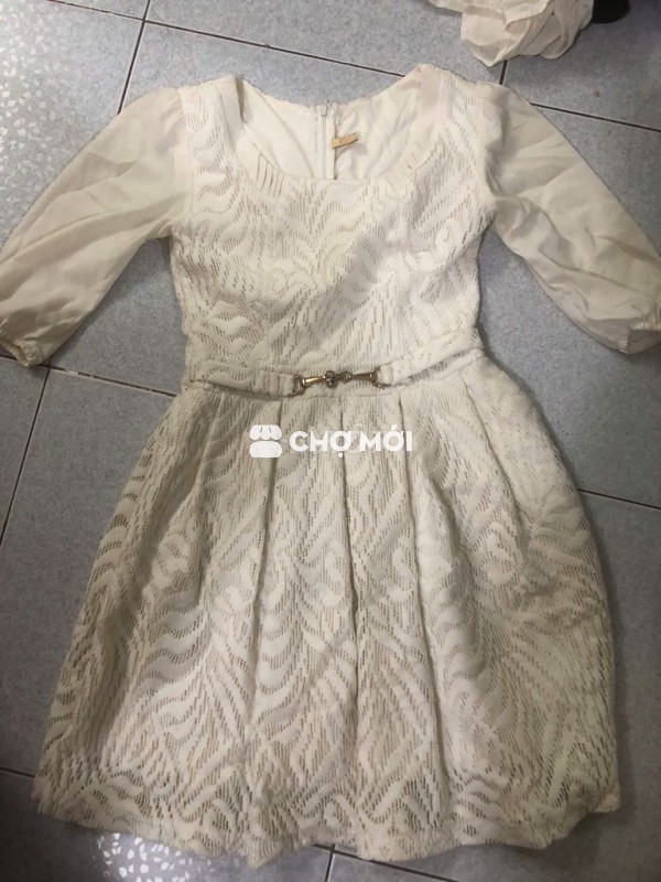 Đầm Nữ Ren Trắng size L