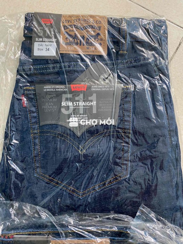 Quần jean Levis 511 Slim Straight Nam, ao thun us