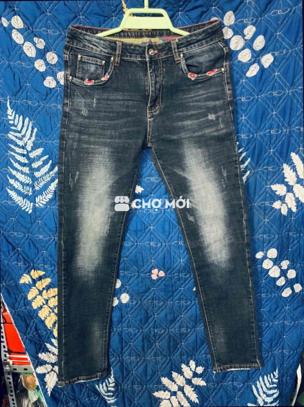 Quần jean nam Cotton ( co giãn nhẹ ) size 30