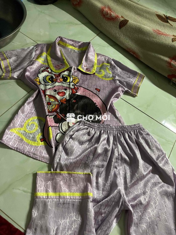 Đồ ngủ nữ lụa hoạt hình